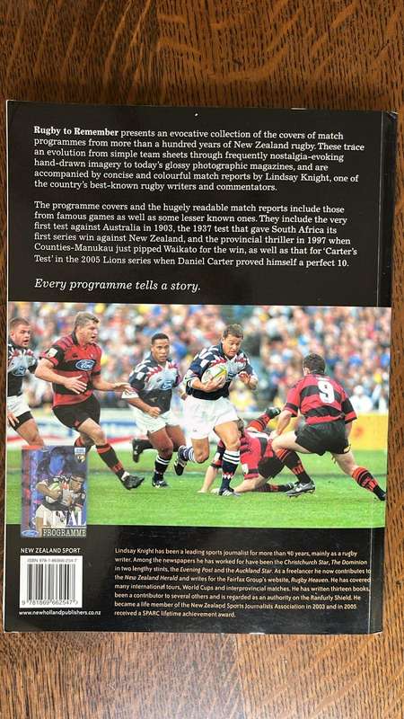 A Must for All Black Fans - 2009 Rugby to Remember, details below