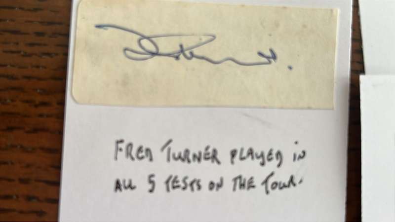 1937 Springbok Squad Caricatures (14) & Signatures (3), details below
