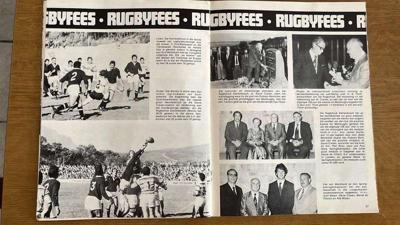1980 Matieland Magazine, Newspaper Cutting, Signatures, Photo, details below