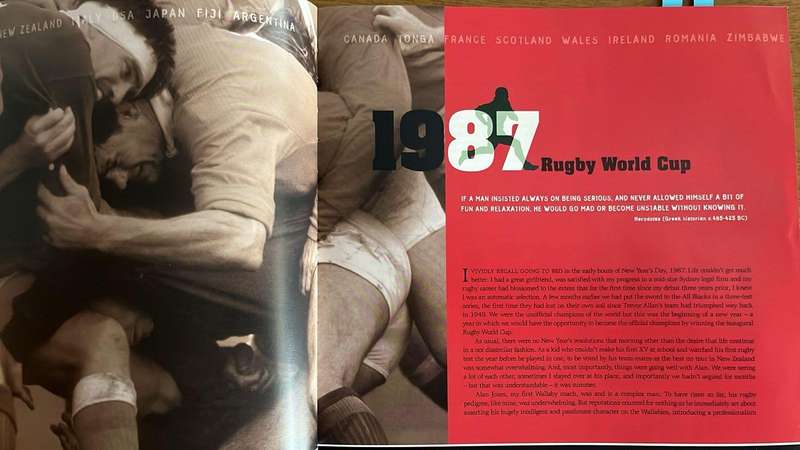 2003 Story of the Rugby World Cup by Nick Farr-Jones, details below