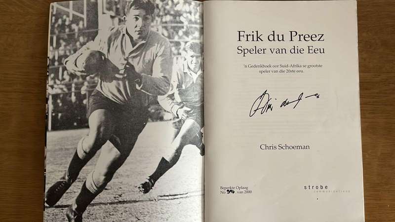 The Greatest Player of the 20th Century - Frik du Preez, Multiple Signatures, details below
