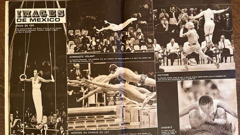 1968 Miroir Magazine - Springboks vs South East France, details below