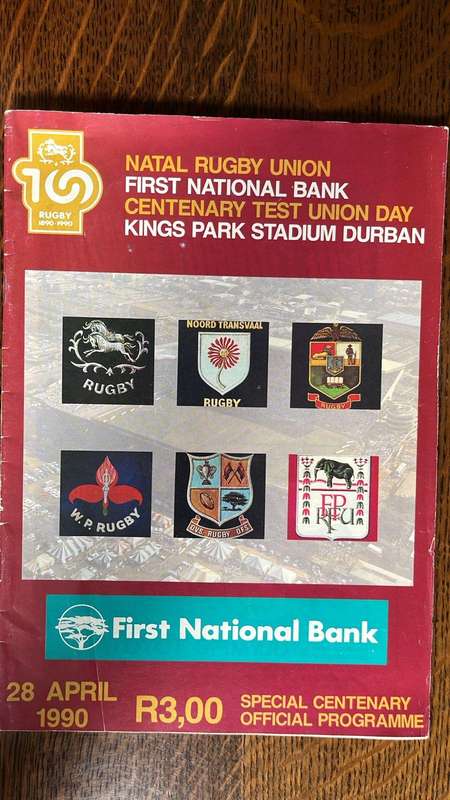 Kings Park Stadium Programmes x 2, details below
