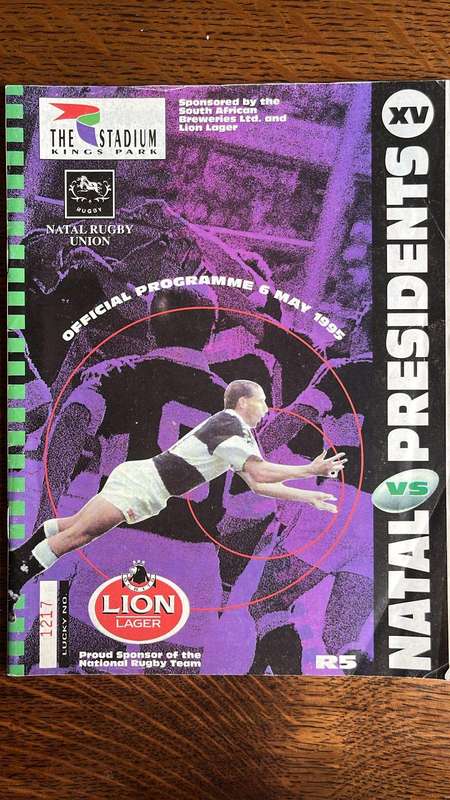 Kings Park Stadium Programmes x 2, details below