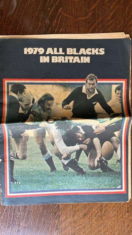 1979 All Blacks in Britain Newspaper Supplement, details below