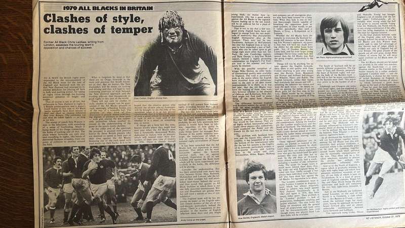 1979 All Blacks in Britain Newspaper Supplement, details below