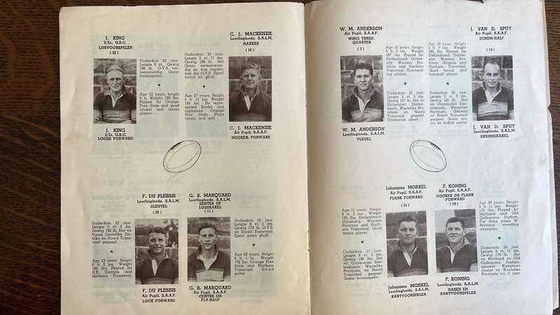 Seldom Seen - 1941 Defence Rugby Touring Team Souvenir Programme, details below