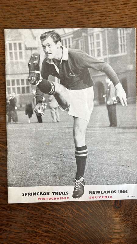 1964 Springbok Trials Programme, details below