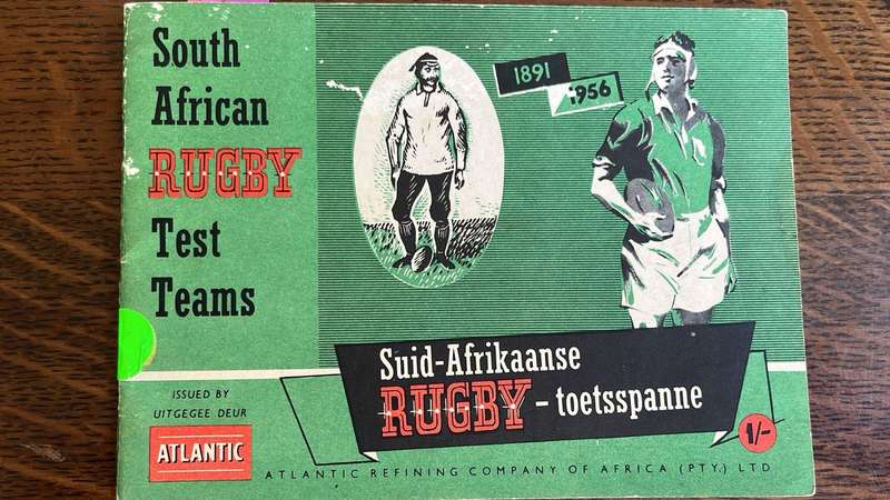 1891 - 1956 South African Rugby Test Teams Signed Booklet, details below
