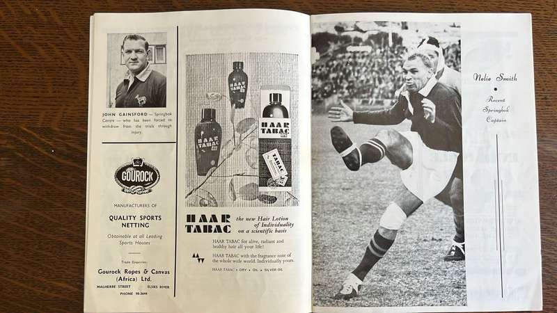 1964 Springbok Trials Programme, details below