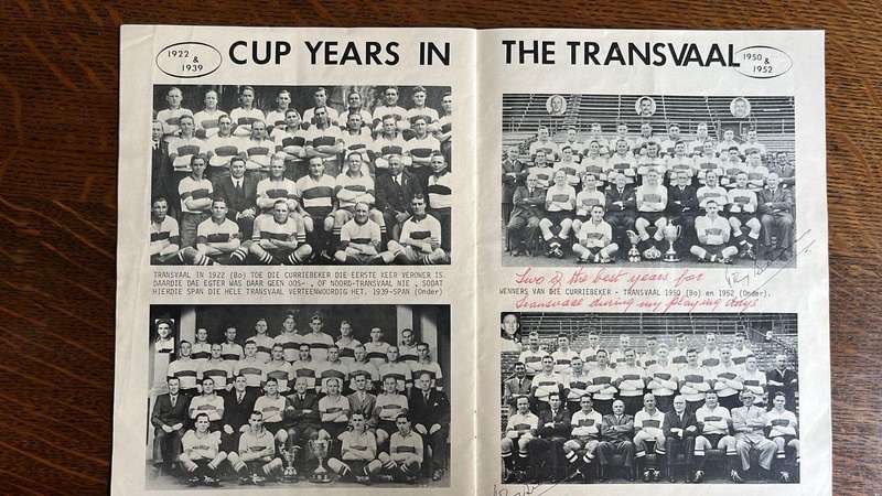 1972 Transvaal vs Northern Transvaal Inscribed & Signed Programme, details below