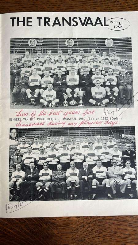 1972 Transvaal vs Northern Transvaal Inscribed & Signed Programme, details below