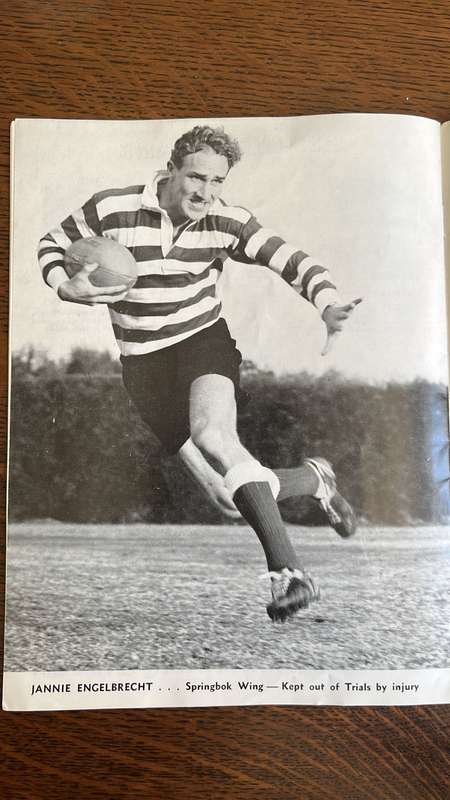 1964 Springbok Trials Programme, details below