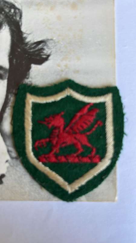 Gareth Edwards Player of the Century, Signed & Welsh Badges, details below