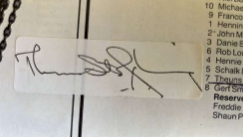 Baumgarten Signed Programmes x2 1985 & 1986, details below