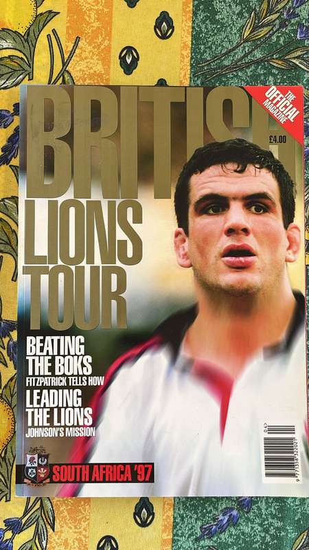 1997 British Lions Tour Magazine, details below