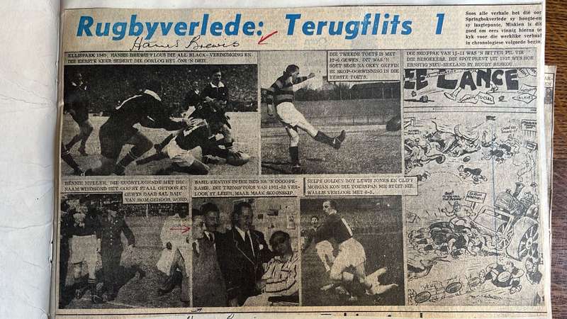 Die Transvaler se Groot Rugby Fotoverhaal 1949-1969, Signed, details below