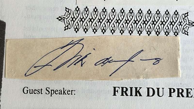 Dr Jack Sweidan Tribute, Signed, details below