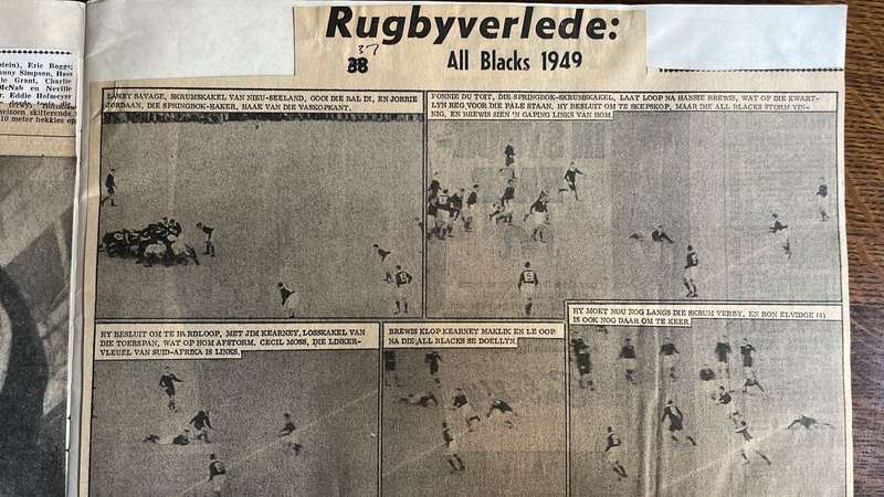 Die Transvaler se Groot Rugby Fotoverhaal 1949-1969, Signed, details below