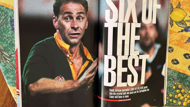 1997 British Lions Tour Magazine, details below