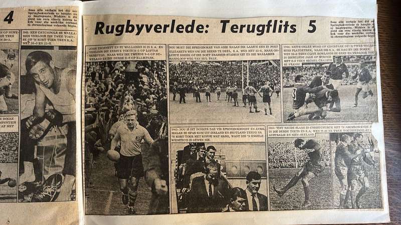 Die Transvaler se Groot Rugby Fotoverhaal 1949-1969, Signed, details below