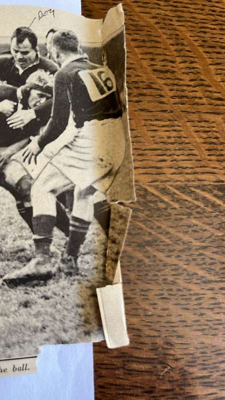From Doc Craven's Collection - Newspaper Cuttings of the 1937/38 Springbok Tours, details below