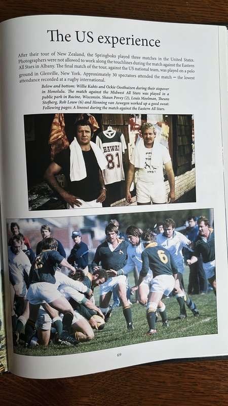 1981 Springboks in New Zealand & USA by Claassen & Oosthuizen, Numbered & Signed, details below