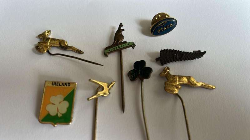 Rugby Pins x8, details below