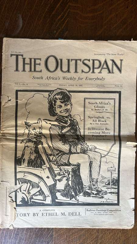 1927 The Outspan Newspaper, details below