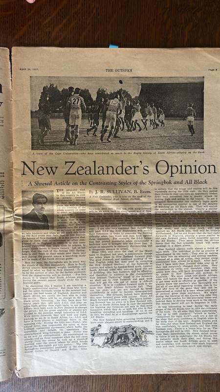 1927 The Outspan Newspaper, details below