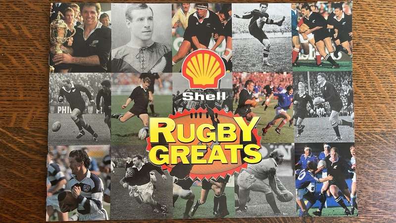 Shell New Zealand Rugby Greats Cards, Complete Set, details below