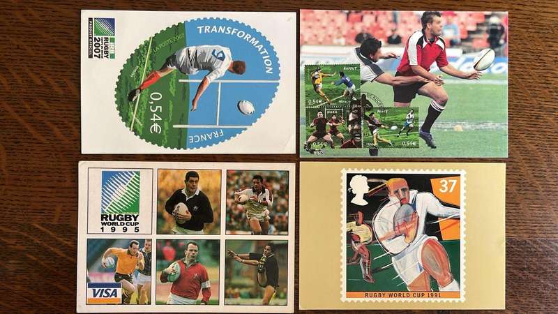 Rugby World Cup Postcards - Pack of 4, details below