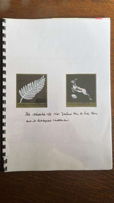 1985 New Zealand Tour That Never Happened Documents, details below