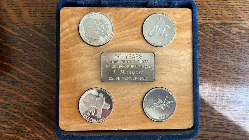 50th Anniversary 1938 British Isles Tour to South Africa Coins in Presentation Box, details below