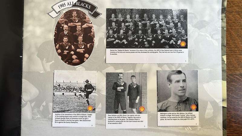 Shell New Zealand Rugby Greats Cards, Complete Set, details below
