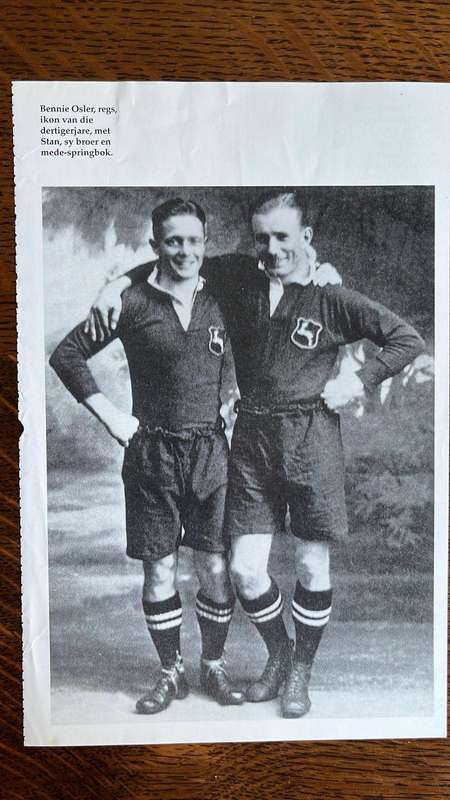Doc Danie Craven Memorabilia, detailed below