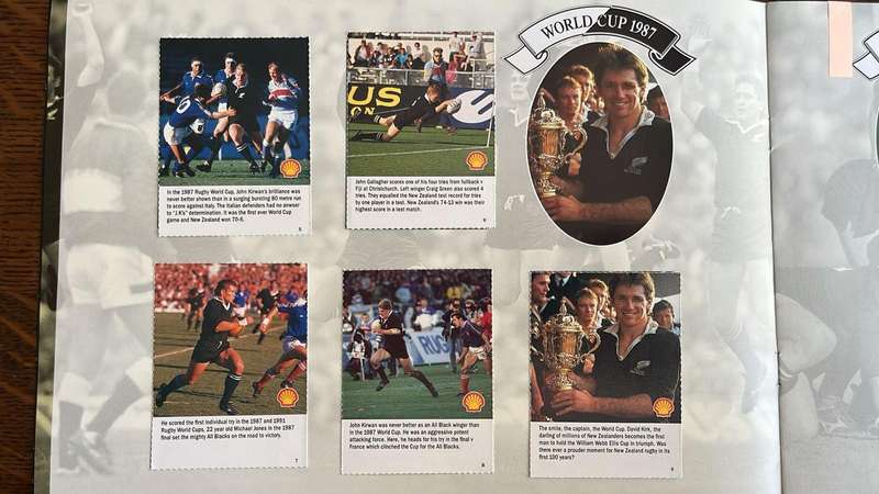 Shell New Zealand Rugby Greats Cards, Complete Set, details below