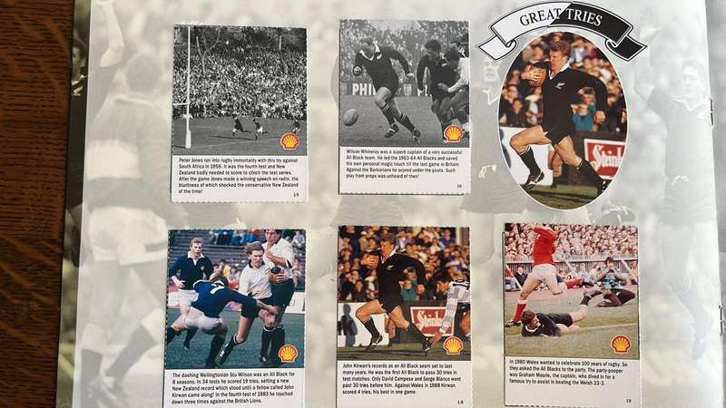 Shell New Zealand Rugby Greats Cards, Complete Set, details below