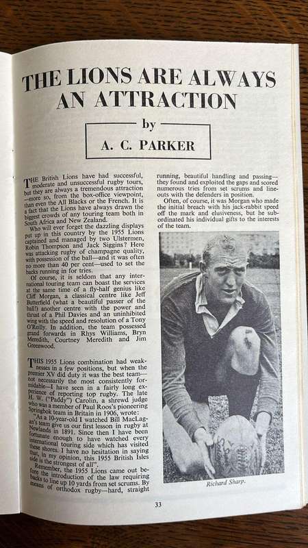 1968 SA Rugby Year Book, details below