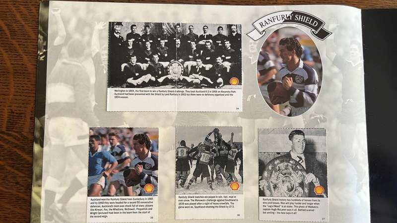 Shell New Zealand Rugby Greats Cards, Complete Set, details below
