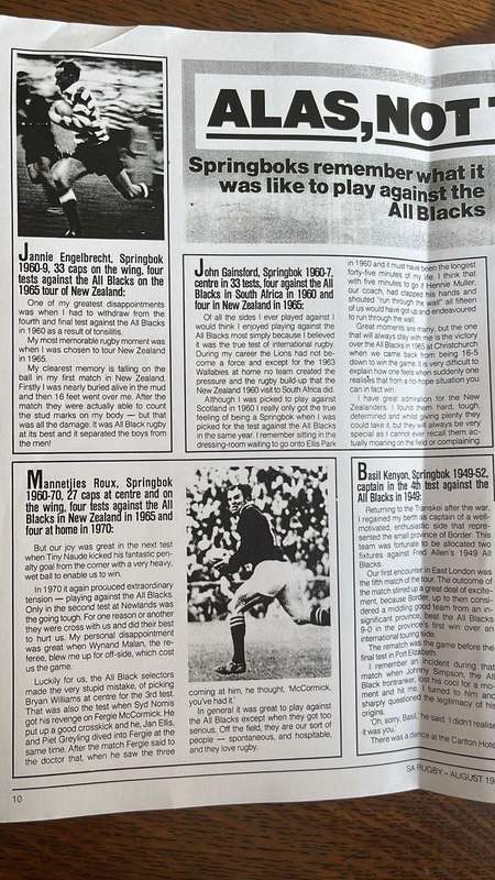 1985 New Zealand Tour That Never Happened Documents, details below