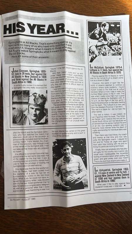 1985 New Zealand Tour That Never Happened Documents, details below