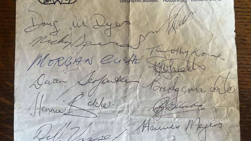 1979 South African Barbarians 1st Mixed Race Squad International Tour Ephemera, details below