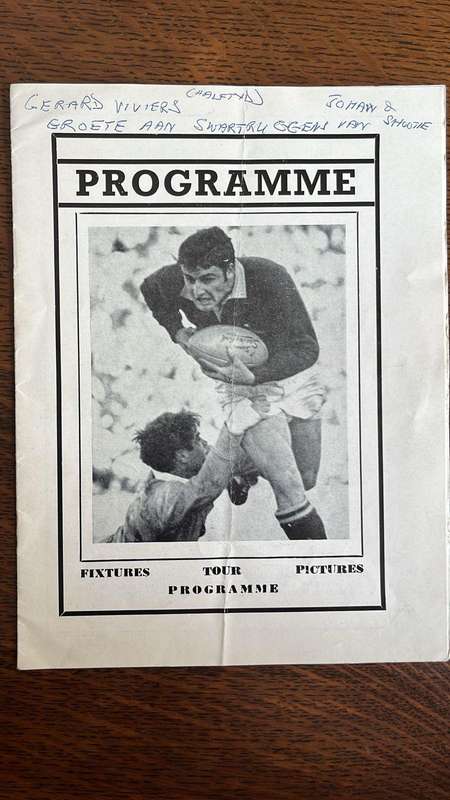 1969 Springbok Tour to Britain & Ireland Brochure & Original Signature, details below