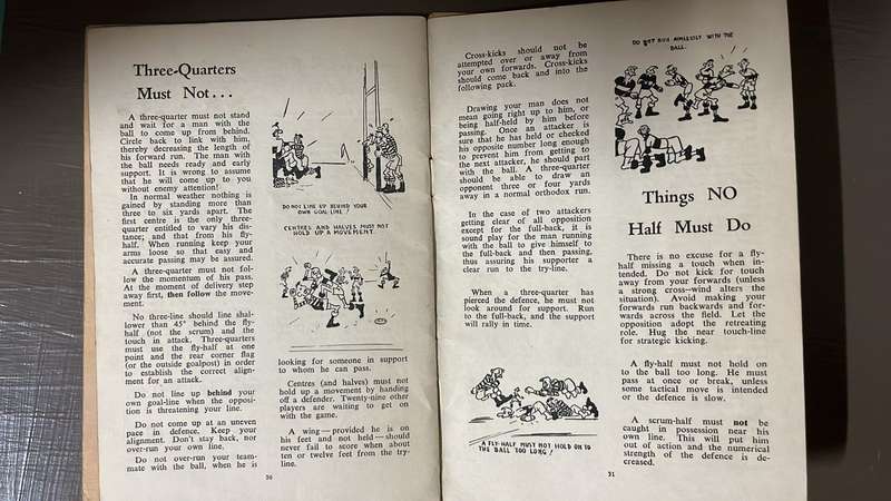 2 Brochures by Izak van Heerden - 1 Price - Rugby Wrinkles & The Line Out, details below