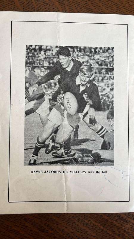 1969 Springbok Tour to Britain & Ireland Brochure & Original Signature, details below