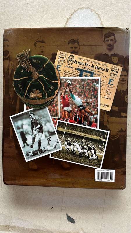 Irish Rugby 1874-1999 A History by Edmund van Esbeck, details below