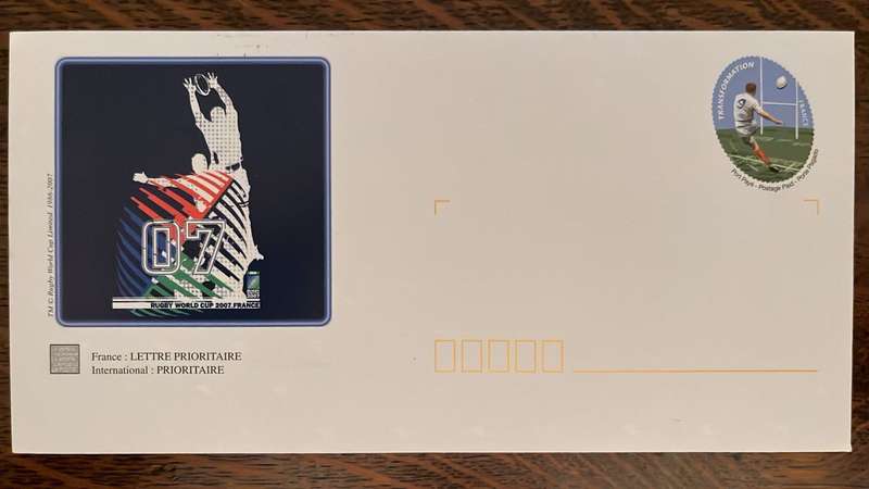 Rugby World Cup 2007 First Day Covers, details below