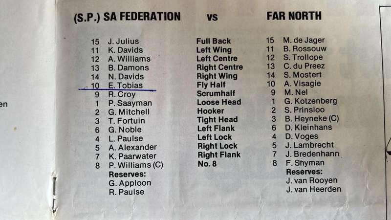 1983 Western Province vs Orange Free State at Newlands Baumgarten Signed Programme, details below