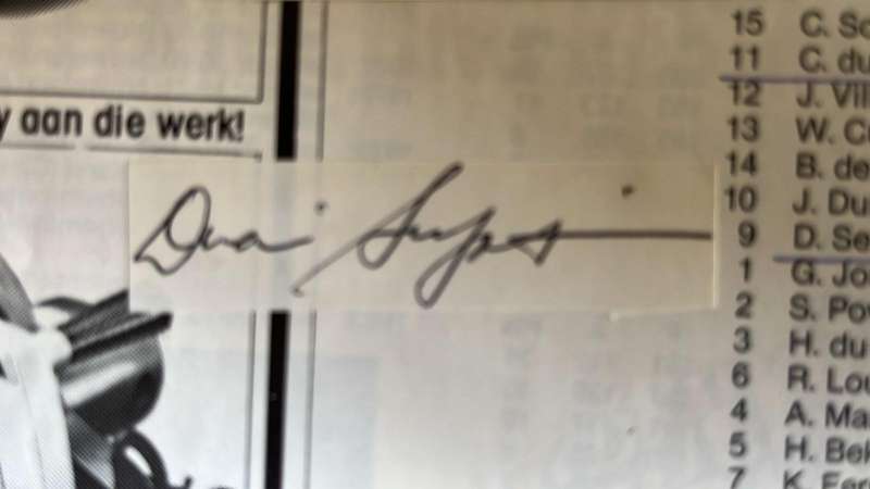 1983 Western Province vs Orange Free State at Newlands Baumgarten Signed Programme, details below